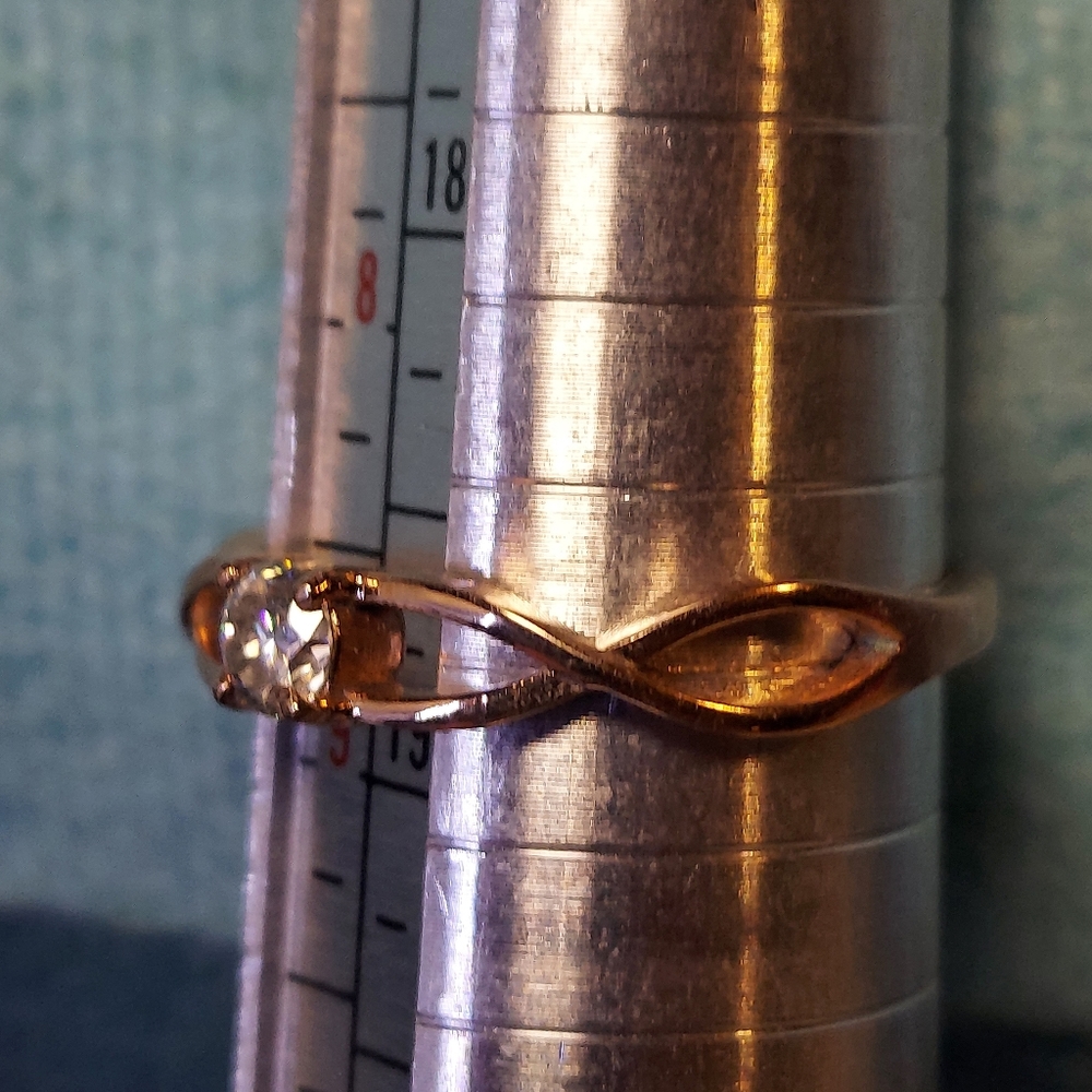 Moissanite Promise Ring - Picture 8 of 12